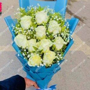white flowers imported
