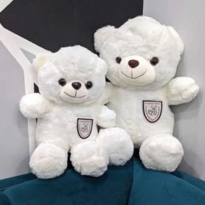 white teddy pair